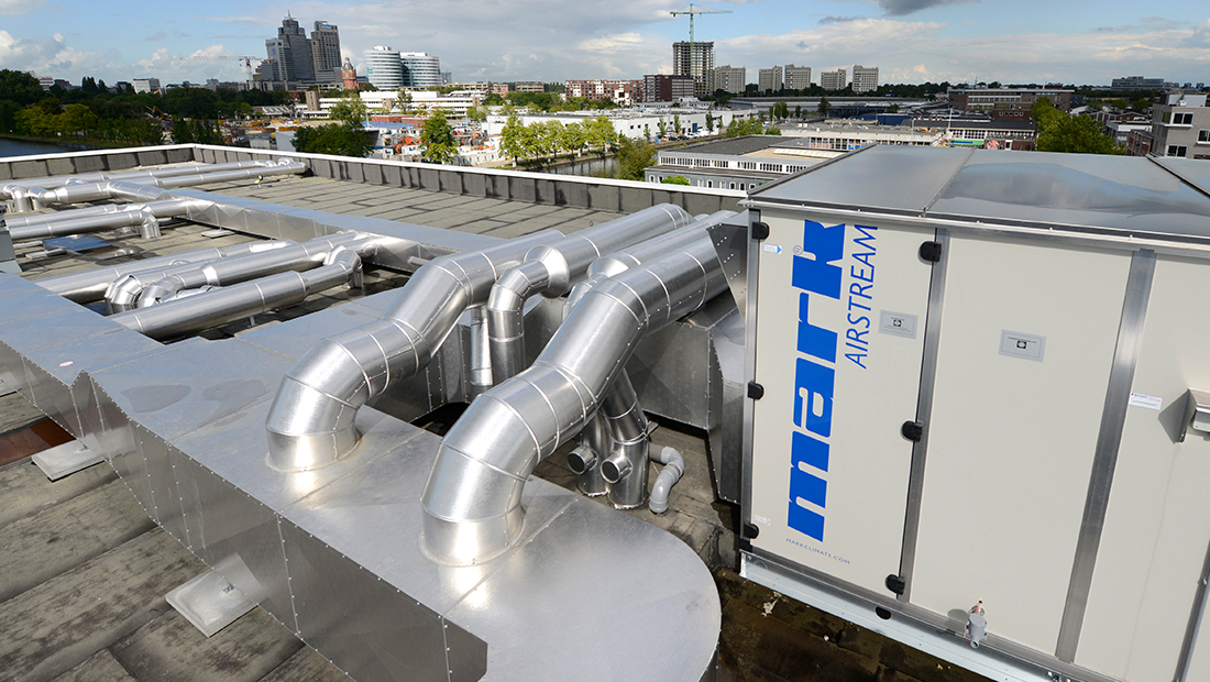 Met vijf AIRSTREAM Plug & Play WTW-units zorgt Mark Climate Technology voor verse lucht in het wooncomplex AmstelHome.