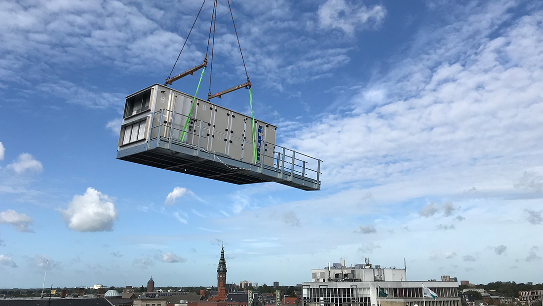 De aansturing van de Mark AIRSTREAM gebeurd door middel van een eigen regeling met Modbus en BACnet.