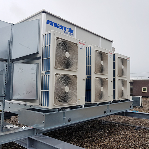 Luchtbehandelingskast met warmtepomp