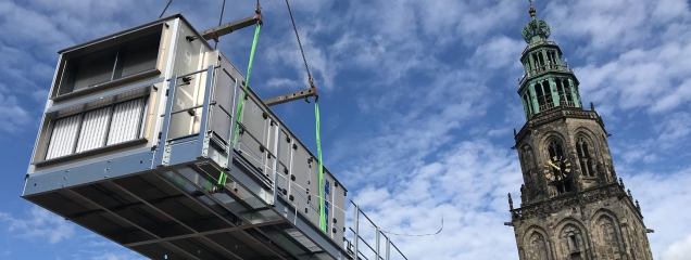 Mark Airstream wtw-units voor The Market Hotel in Groningen