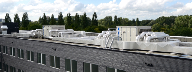 Studentencomplex AmstelHome voorzien van 5 warmteterugwin-units van Mark