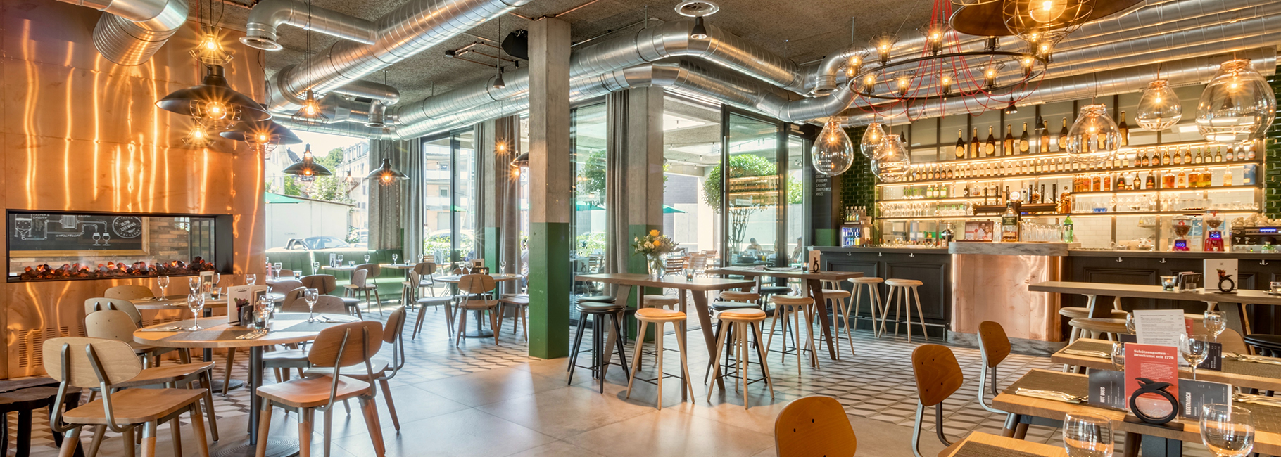 Een restaurant met bar