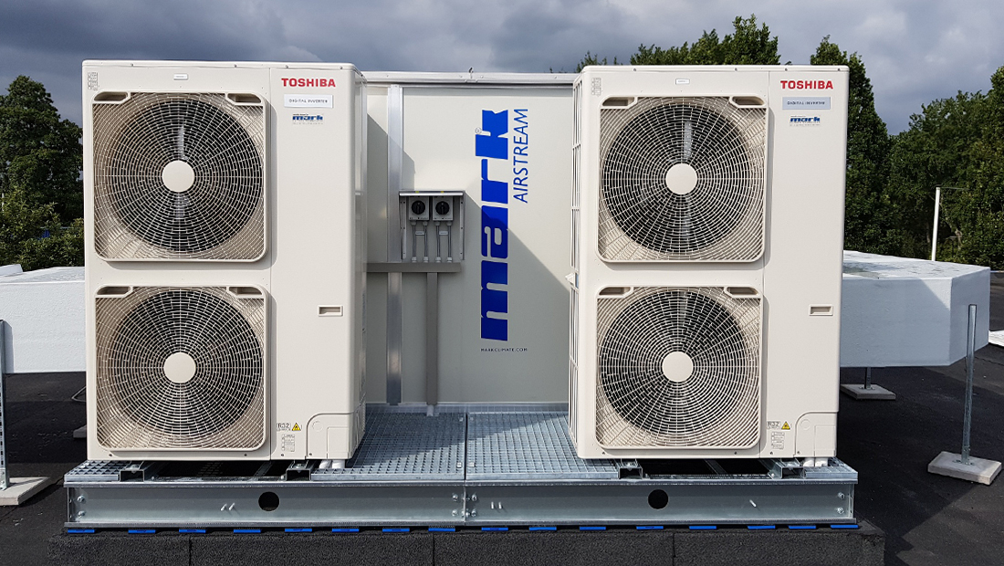 Plug & Play luchtbehandelingskasten met geïntegreerde warmtepomp
