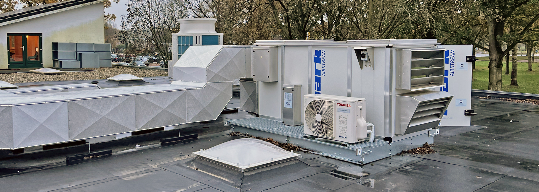 Mark Airstream WTW buitenopstelling met warmtepomp