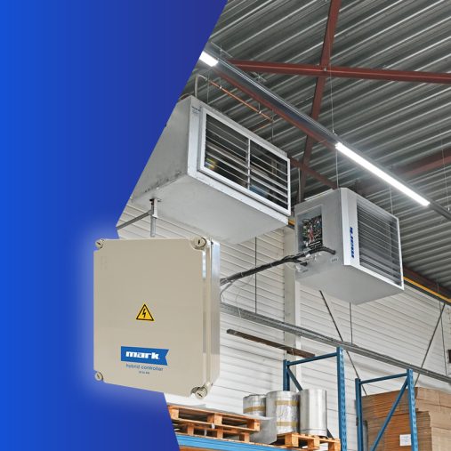 NIEUW: Hybride regeling voor luchtverwarmer i.c.m. warmtepomp